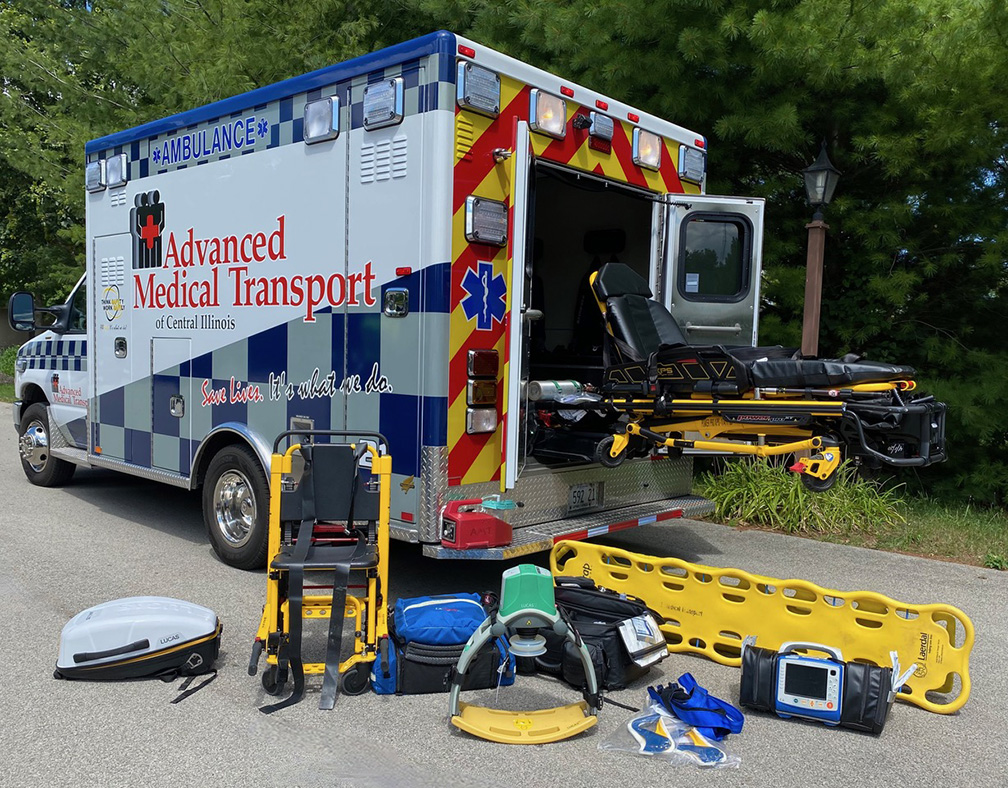 AMT ambulance and gear